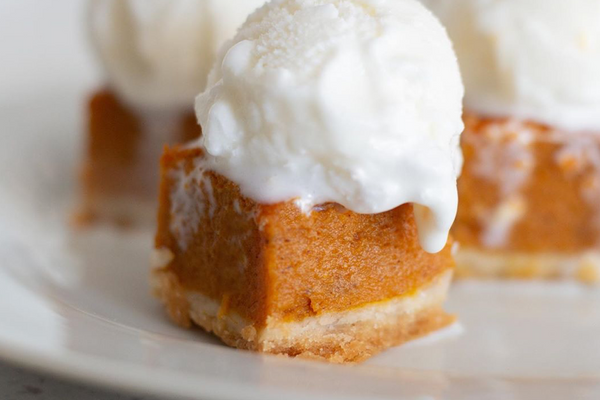 Coconut Pumpkin Pie Bites